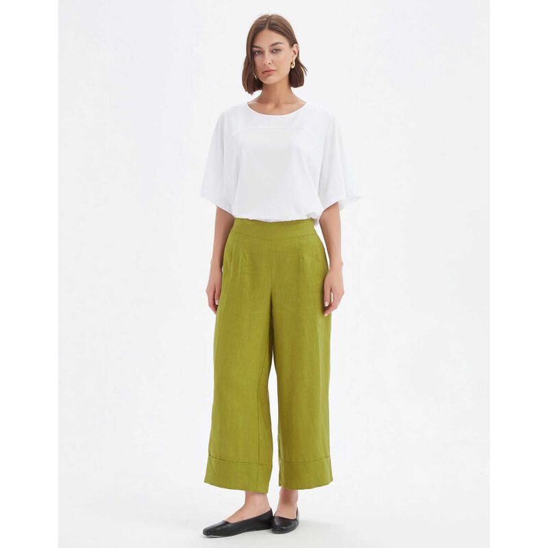 TIRELLI Wide Leg Linen Pant image number 6