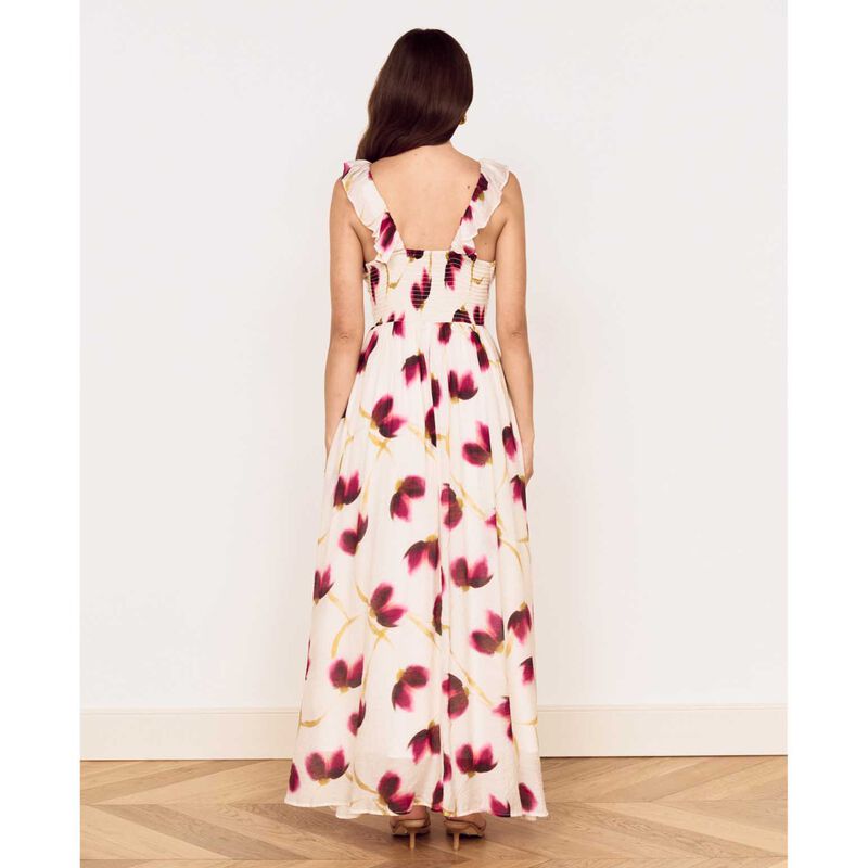 MINKPINK Emery Ruffled Bias Maxi Dress image number 1