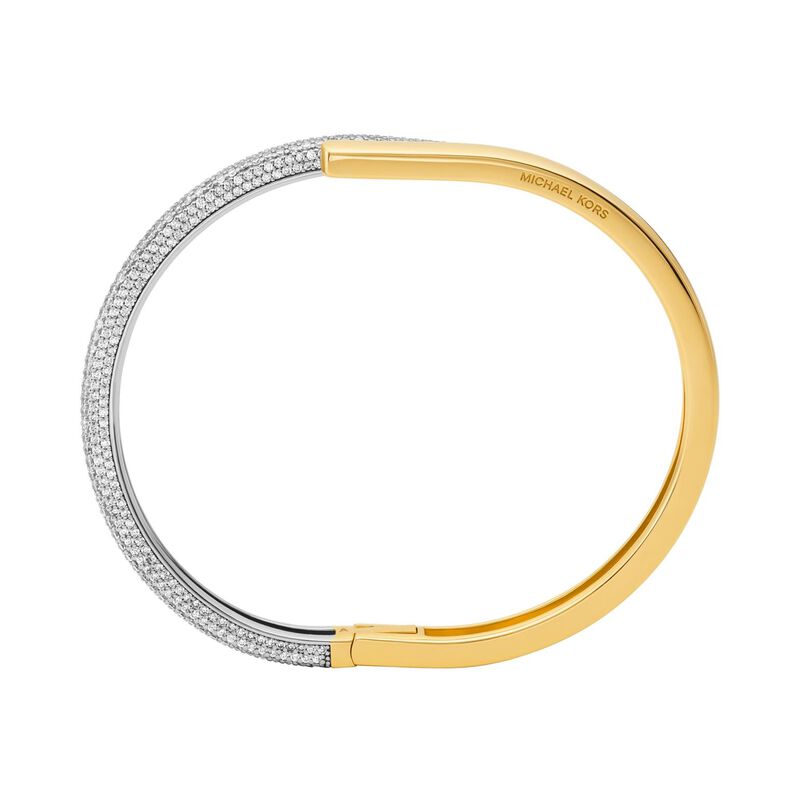Michael Kors 14K Gold-Plated Sterling Silver Bangle Bracelet image number 1