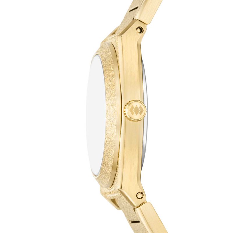 Fossil Everett 27mm Three-Hand Gold-Tone Stainless Steel Watch image number 2
