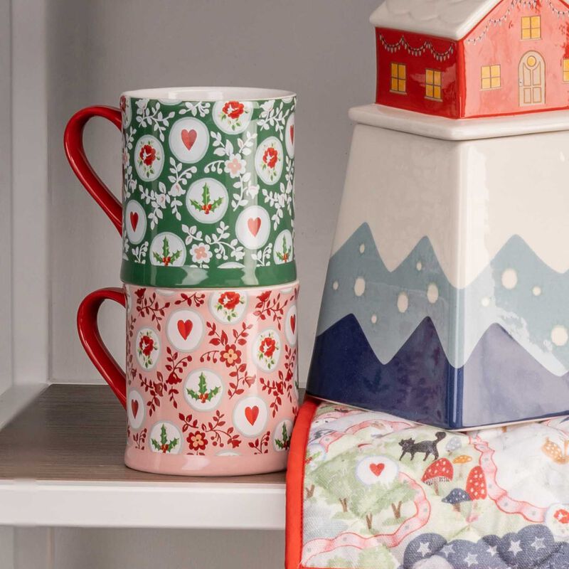 Cath Kidston Holly Spots So2 Mollie Mugs image number 1