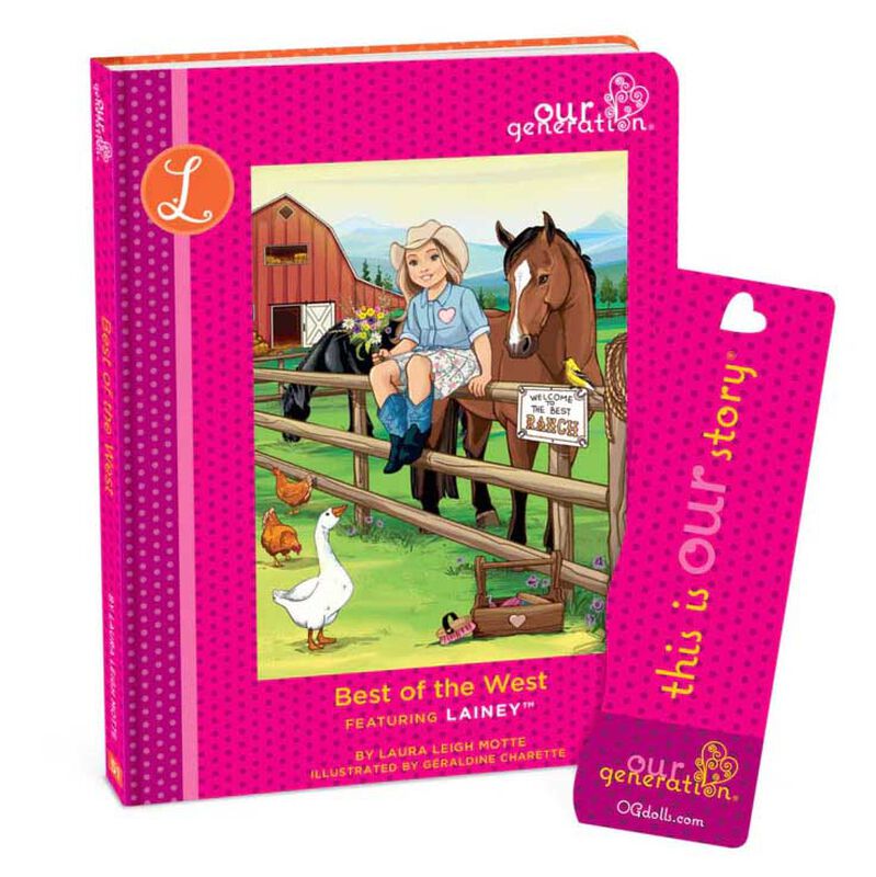 Our Generation Dolls 18" Deluxe Cowgirl Doll & Book - Lainey image number 2