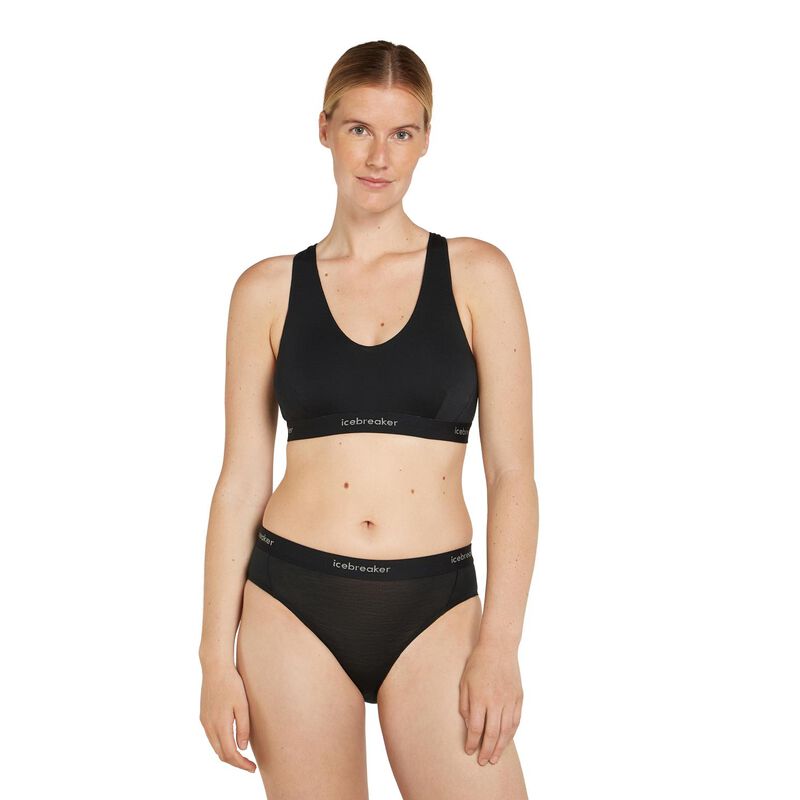 Icebreaker W Merino Blend 125 Cool-Lite Sprite Racerback Bra image number 0