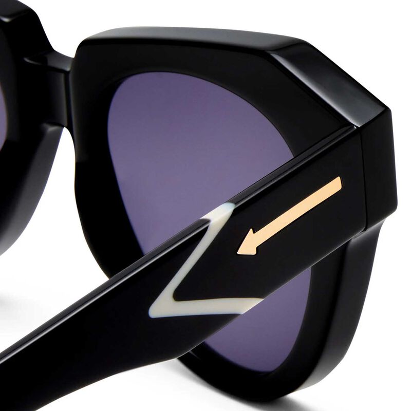 Karen Walker Apollo One Black Sunglasses image number 3