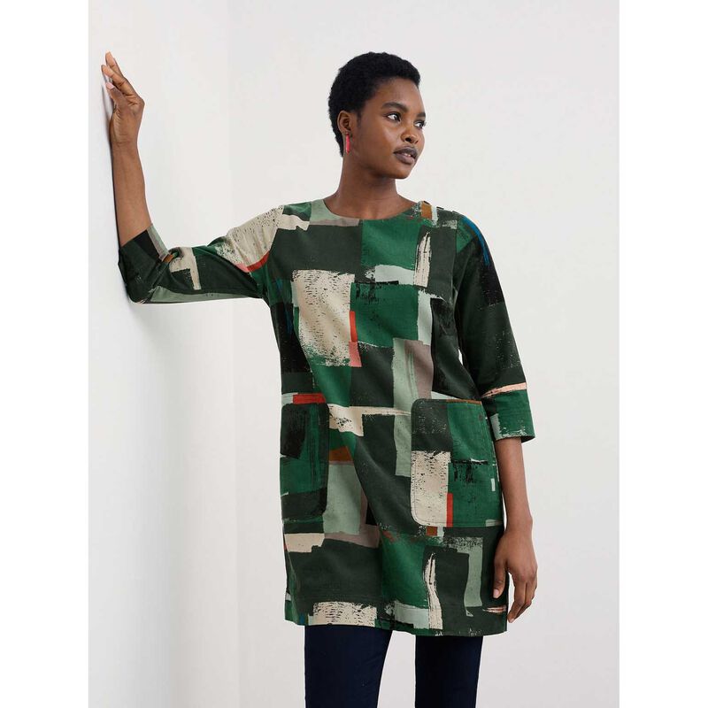 Seasalt Cornwall Port Gaverne Tunic Aerial Field Coppice image number 1