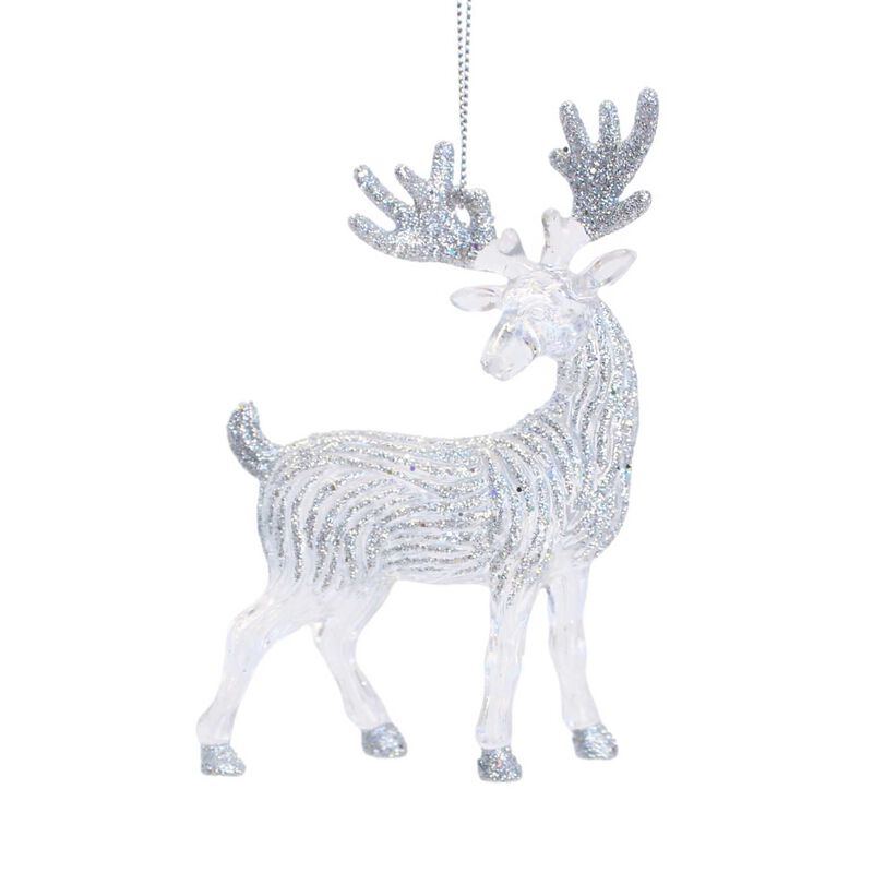 Reindeer Looking Back Ornament image number 0