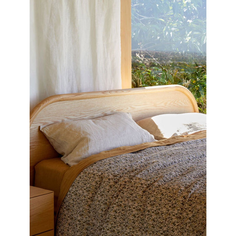 Città Wildflower Linen Duvet Cover Ivy/Multi SK 265x210cm image number 1