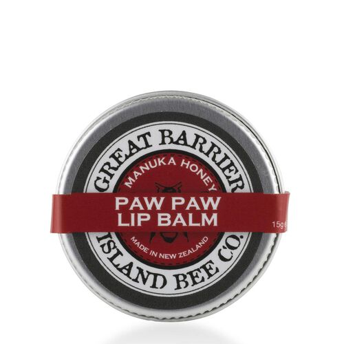 Great Barrier Island Bee Co Pohutukawa & Paw Paw Soothing Lip Balm 15g