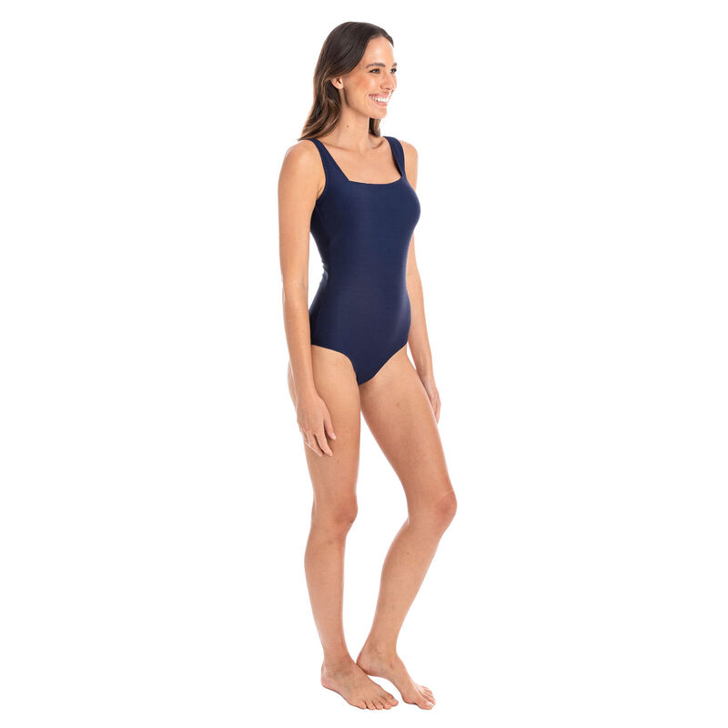Togs Navy Ribbed Texture Square Neck image number 2
