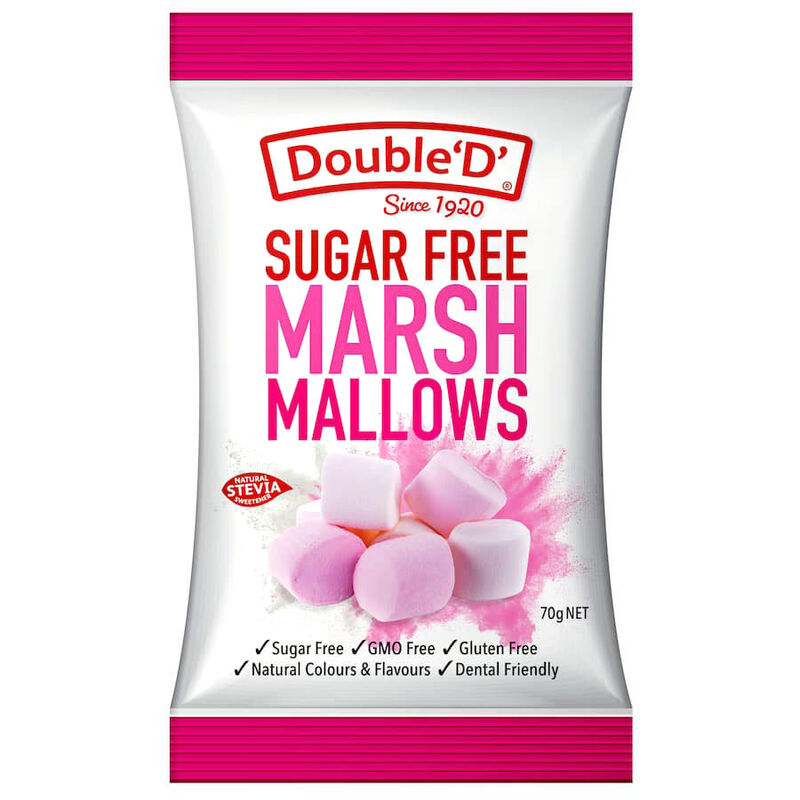Double D Sugar Free Marshmallows - 70g image number 0