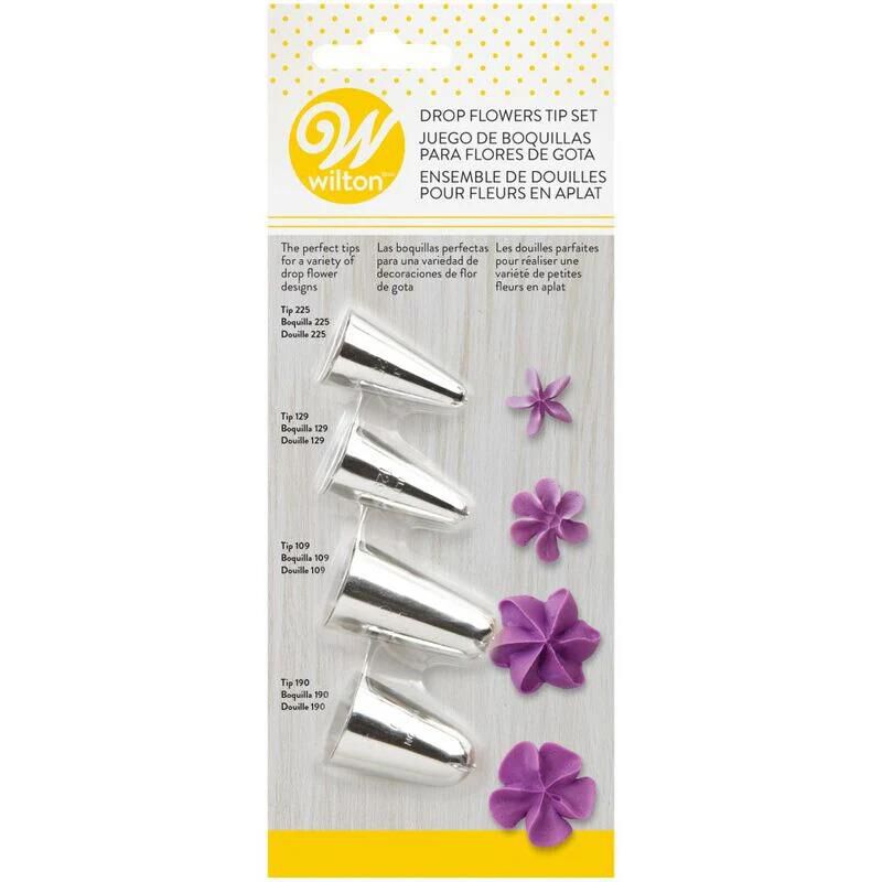 Wilton Drop Flower Tip 4 Pack image number 0