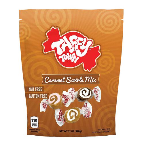 Taffy Town Caramel Swirls Taffy Mix Pouch 340g