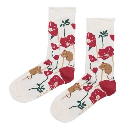 Seasalt Cornwall Womens Bamboo Arty Socks Gathered Grasses Chalk
