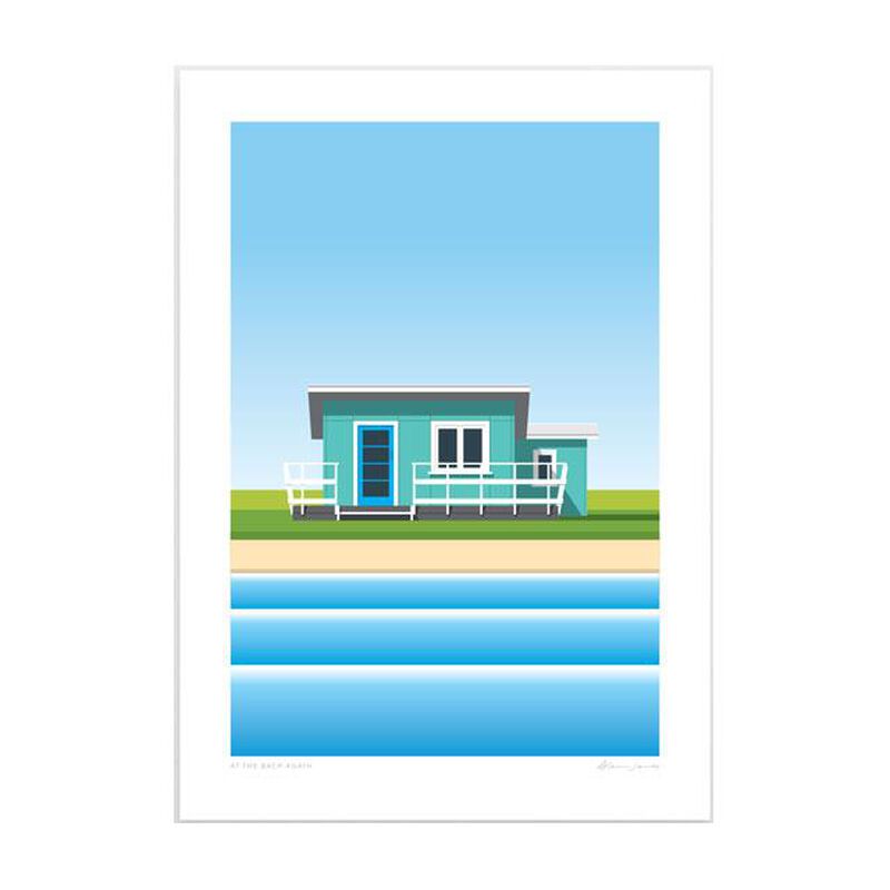 Glenn Jones Art A4 Print - At The Batch Again image number 0