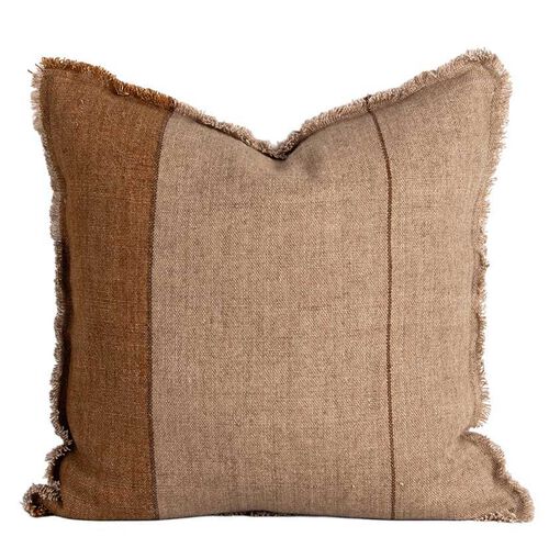 Baya Frankton Cushion With Feather Inner 50X50cm - Caramel