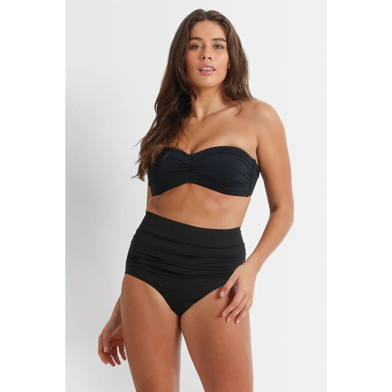 Sunseeker Basix Ruched Highwaist Pant - Black image number 2