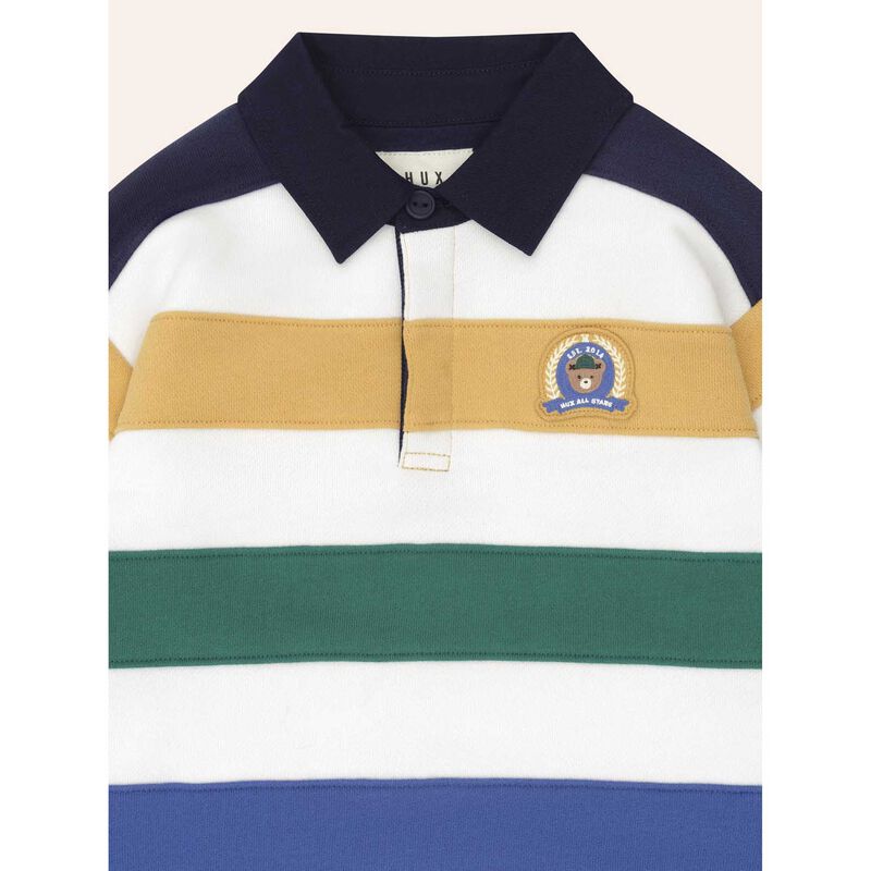 Huxbaby Colour Block Panelled Rugby 6M-2Y image number 2