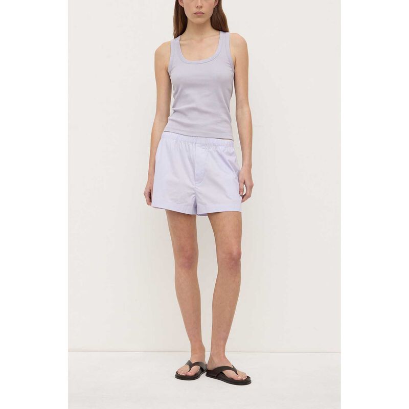 Assembly Label Robyn Scoop Neck Rib Tank Lilac image number 1