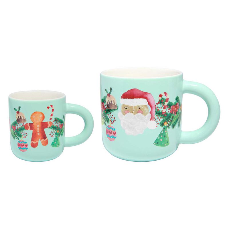 Maxwell & Williams Tis The Season Santa & Me Mug Set Of 2 Gift Boxed image number 0