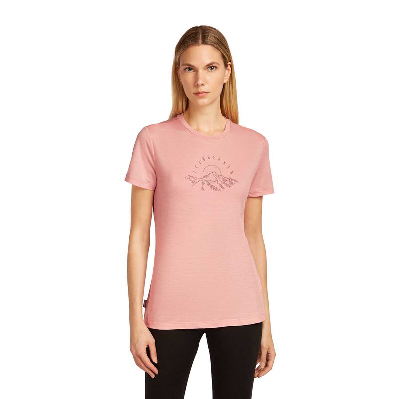 Icebreaker W Merino 150 Tech Lite SS Tee Sunrise Summit image number 4
