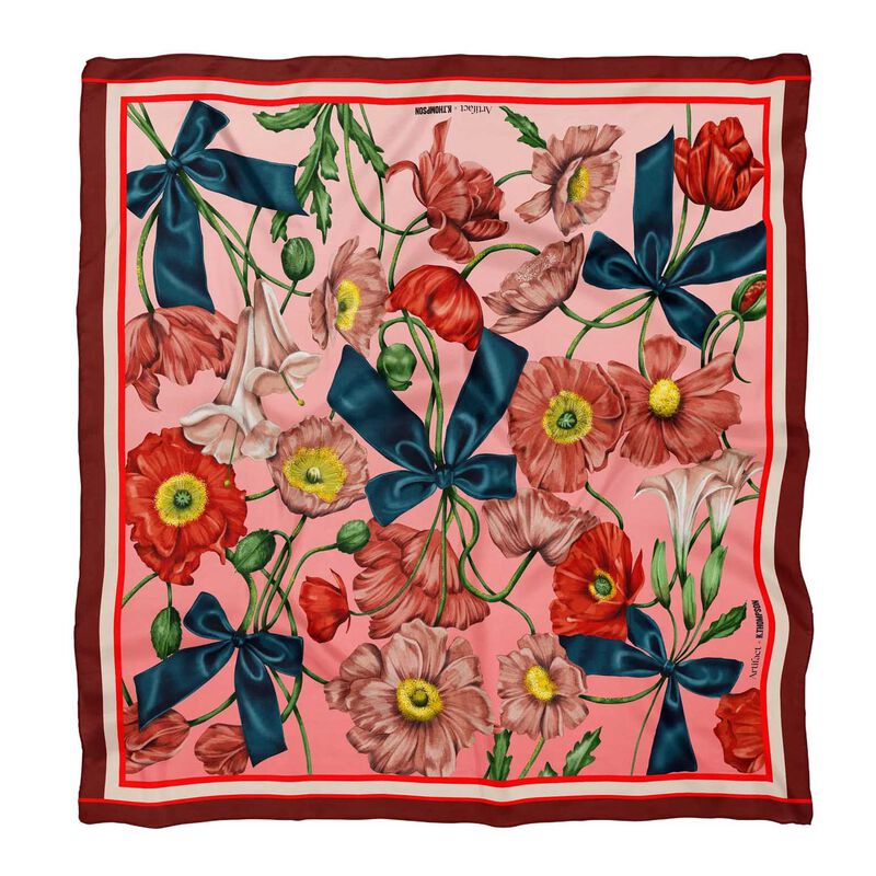 Artifact x Kelly Thompson Generations Square Silk Scarf image number 0