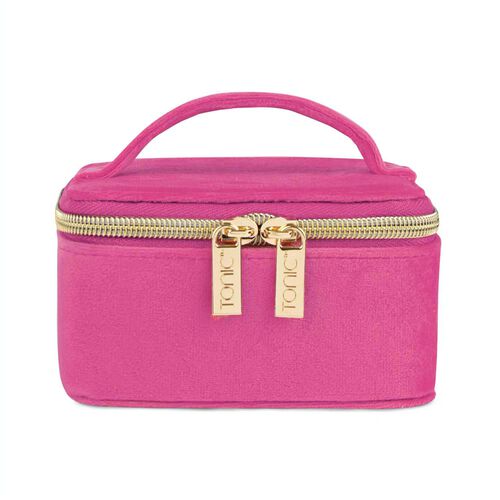 Tonic Luxe Velvet Jewellery Cube Berry