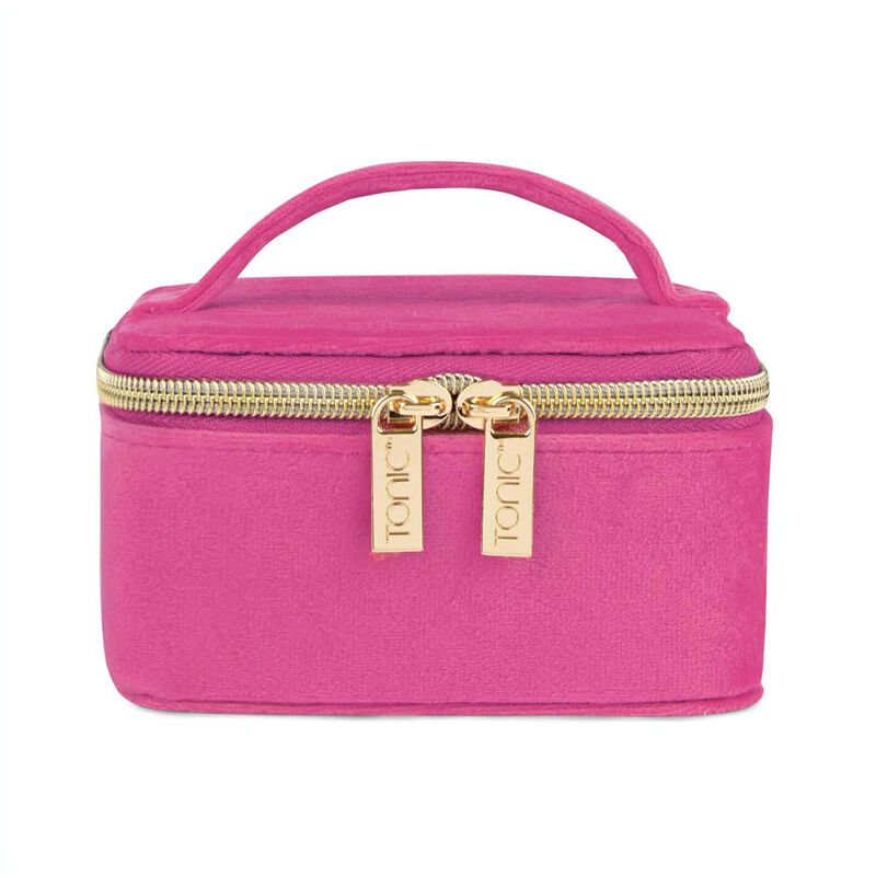Tonic Luxe Velvet Jewellery Cube Berry image number 0