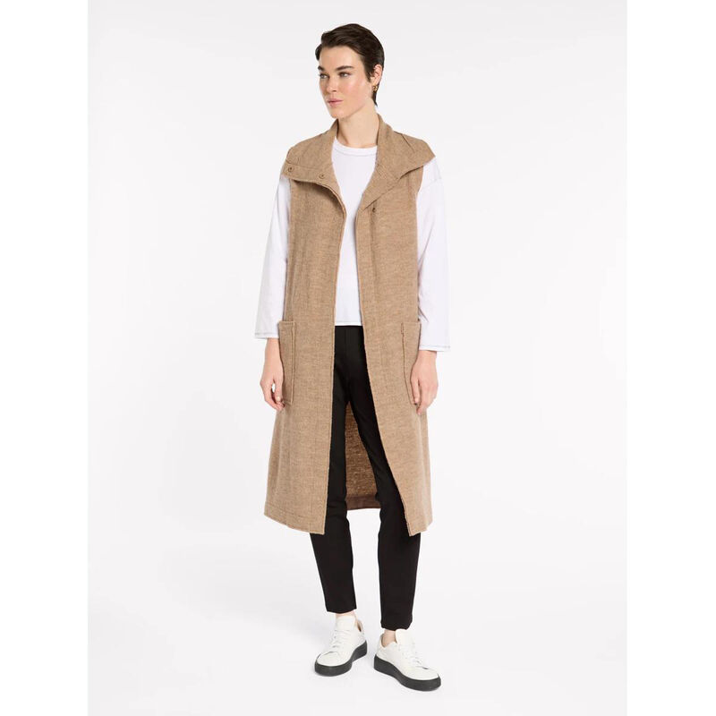 Marco Polo Boiled Wool Wrap Vest image number 3