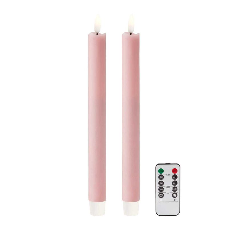 Addison Ross LED Candle 23cm -  Pink image number 0