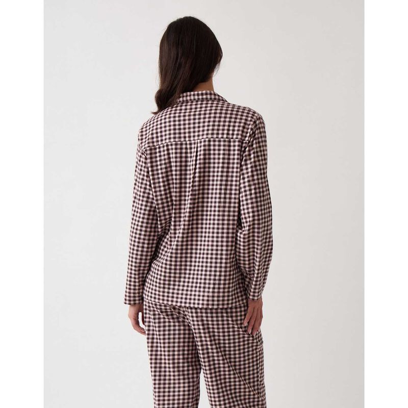 Wallace Cotton Kendra Organic Brushed Cotton Knit PJ Shirt image number 1