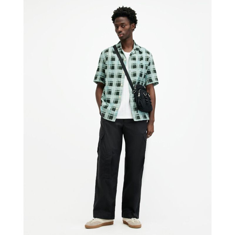 AllSaints Verge Wide Leg Relaxed Fit Cargo Trousers image number 3