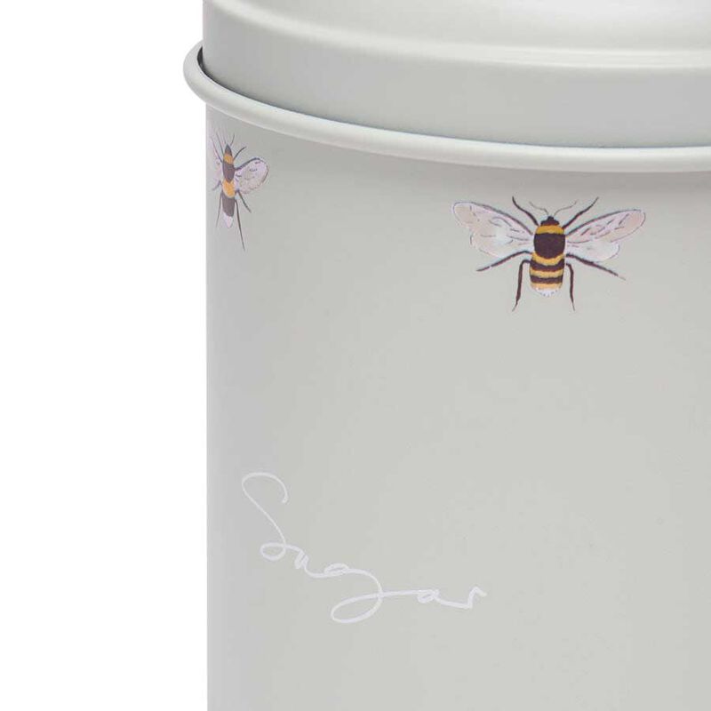 Sophie Allport Storage Tin - Sugar - Bees - Green image number 2