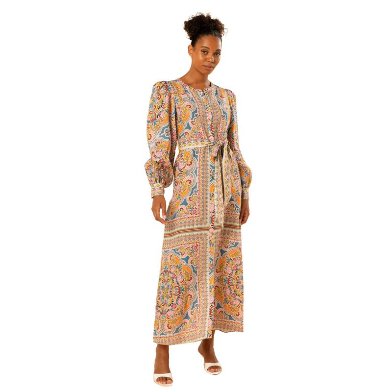 KACHEL Billie Maxi Shirt Dress image number 0