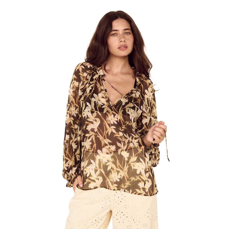 MINKPINK Vega Chiffon Blouse image number 0