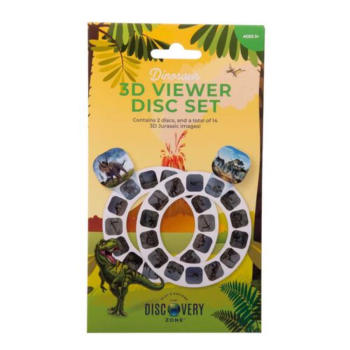 Discovery Zone 3D Viewer Discs Dinosaur - Set of 2