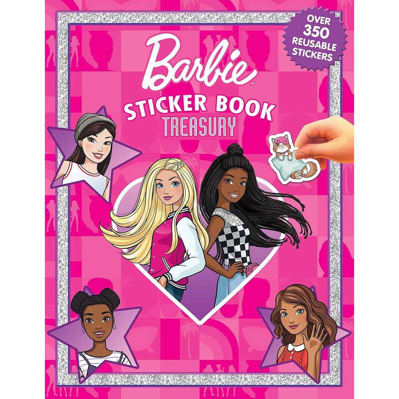 Sticker Book Treasury Mattel Barbie image number 0