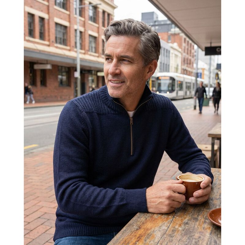 Acrux 400 Wool 1/4 Zip Sweatshirt image number 4