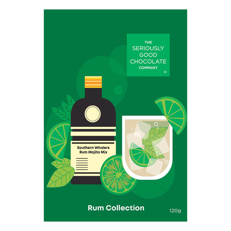 Seriously Good Chocolate Rum Collection - 6-Piece Box 120g image number 0