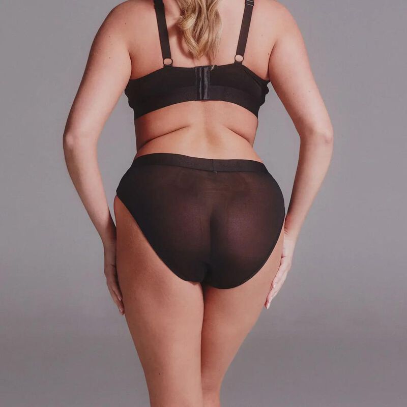 Lemonade Dolls Mesh Fuller Cup Bra Black image number 1