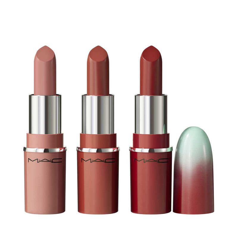 MAC Wildest Gleams Mini Lustreglass Lip Trio: Classics image number 1