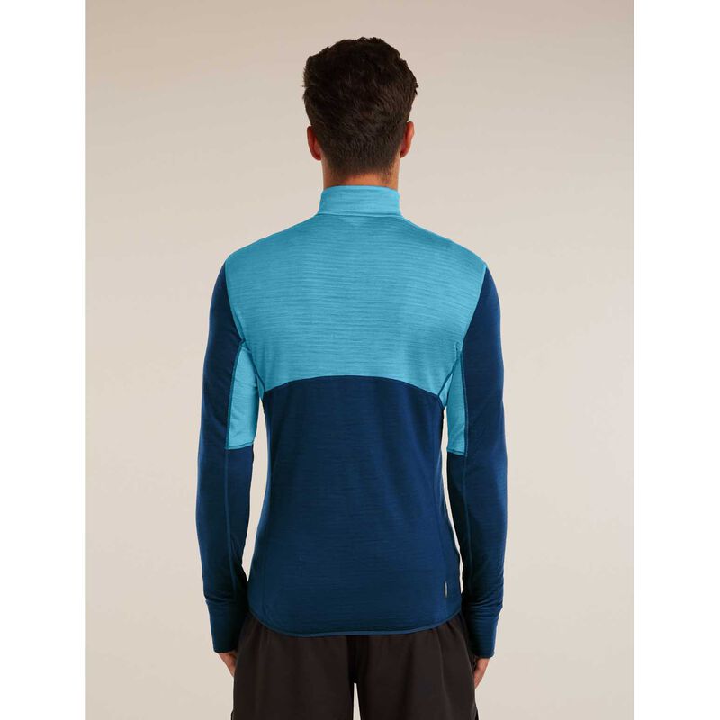 Icebreaker M Merino Blend 200 RealFleece Descender LS Half Zip image number 5