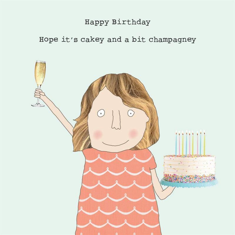 Rosie Made A Thing Champagney Card image number 0