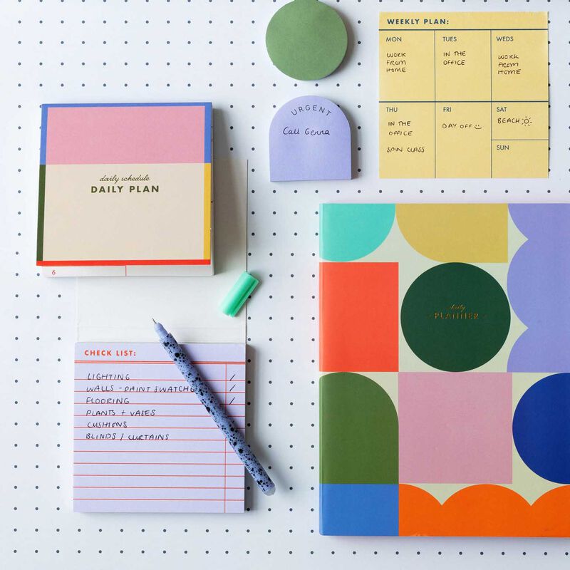 Kikkerland Sticky Note Memo Pads Set of 3 image number 3