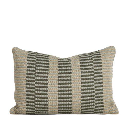 Baya Sol Cushion With Polyester Inner - Moss 40x60cm