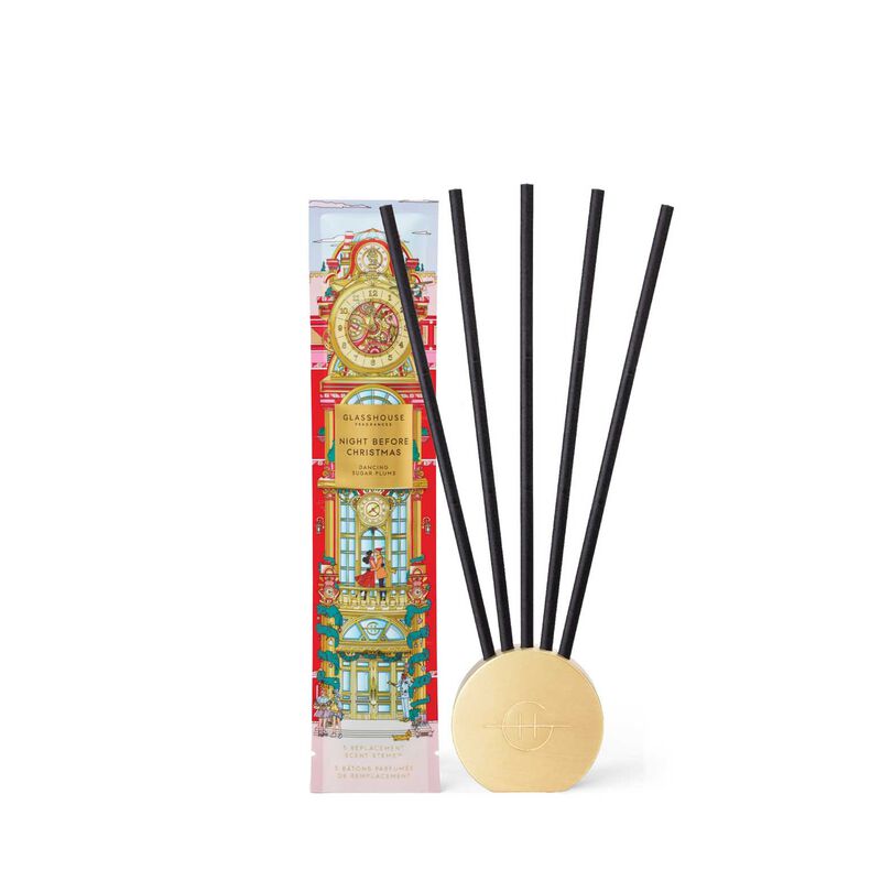 Glasshouse Fragrances 5 Replacement Scent Stems - Night Before Christmas image number 1