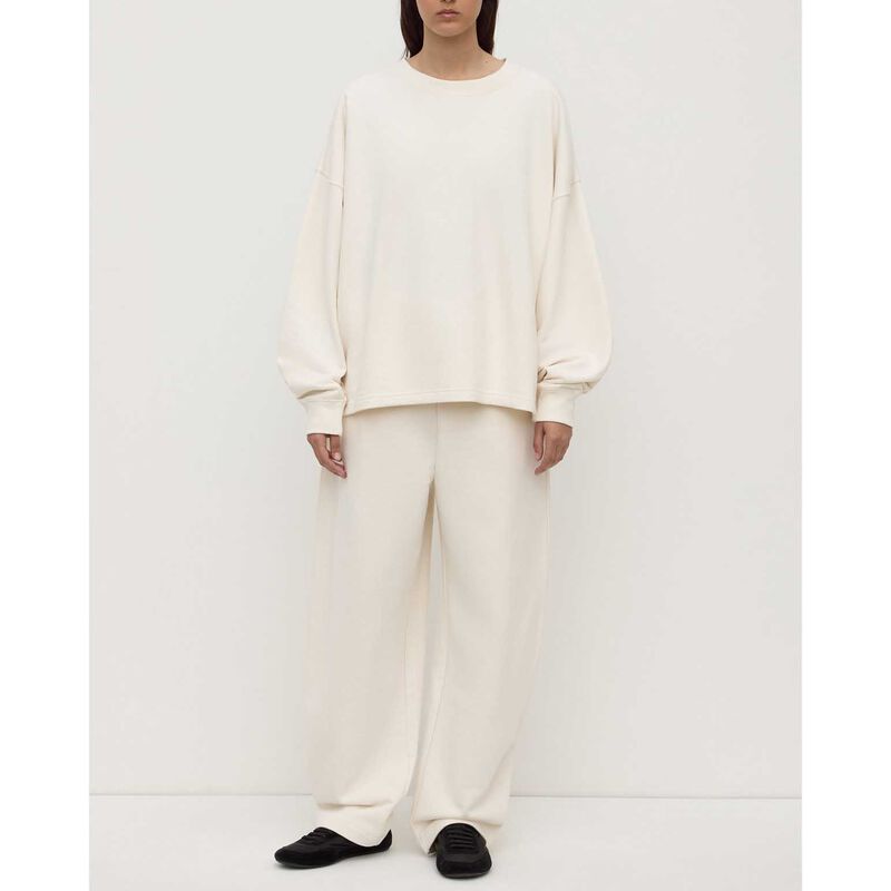 Assembly Label Brushed Cotton Lounge Sweater Shell image number 3