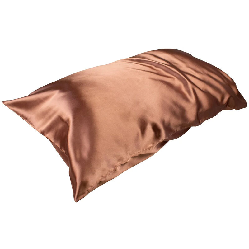 Simply Essential Satin Pillow Slip - Cinnamon image number 1