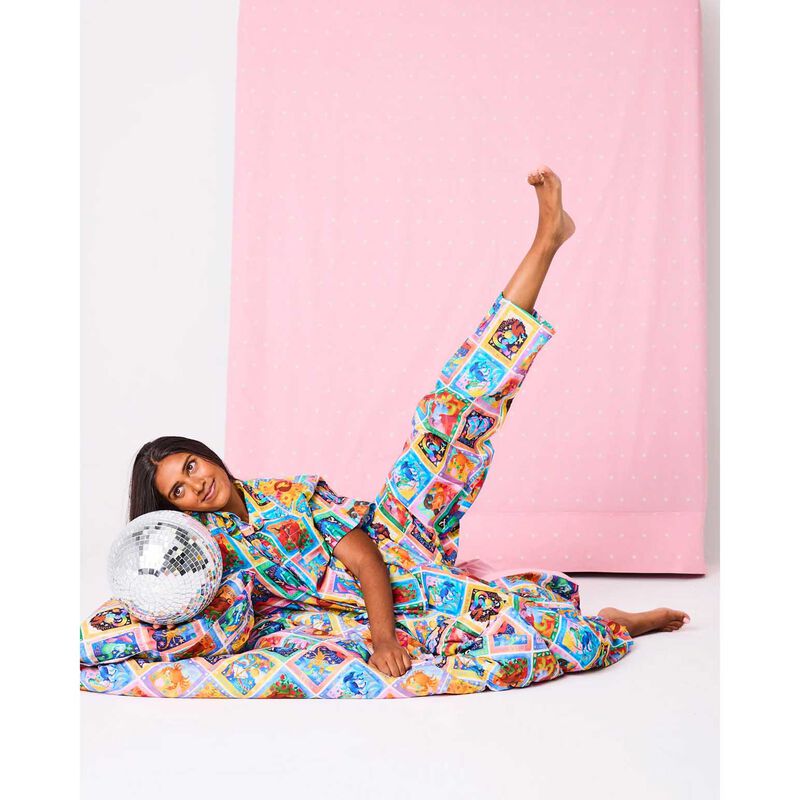 Kip&Co Zodiac Organic Cotton Short Sleeve Shirt & Pant PJ Set image number 3