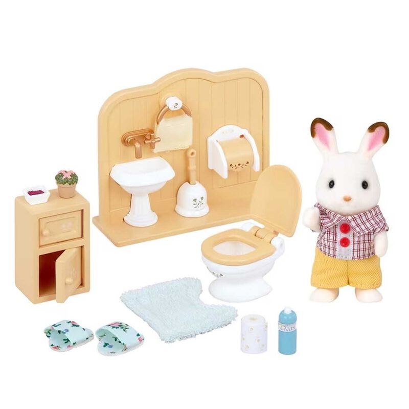 Sylvanian Families Chocolate Rabbit Brother Set image number 1