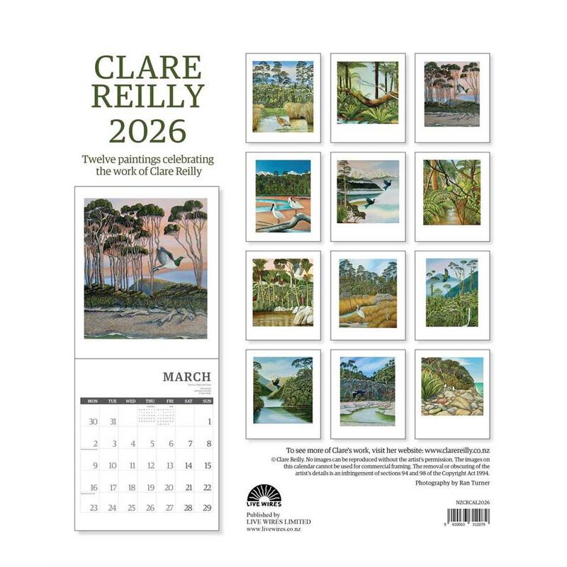 Clare Reilly 2026 Wall Calendar image number 2